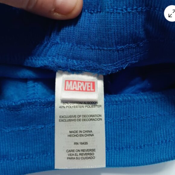 Spiderman Sweatsuit 2 piece 2T 2 toned Blue Hoodie Set Official Marvel‎ NWT C10 - Picture 7 of 11